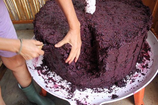 Solar panels on the roof of a house with blue sky